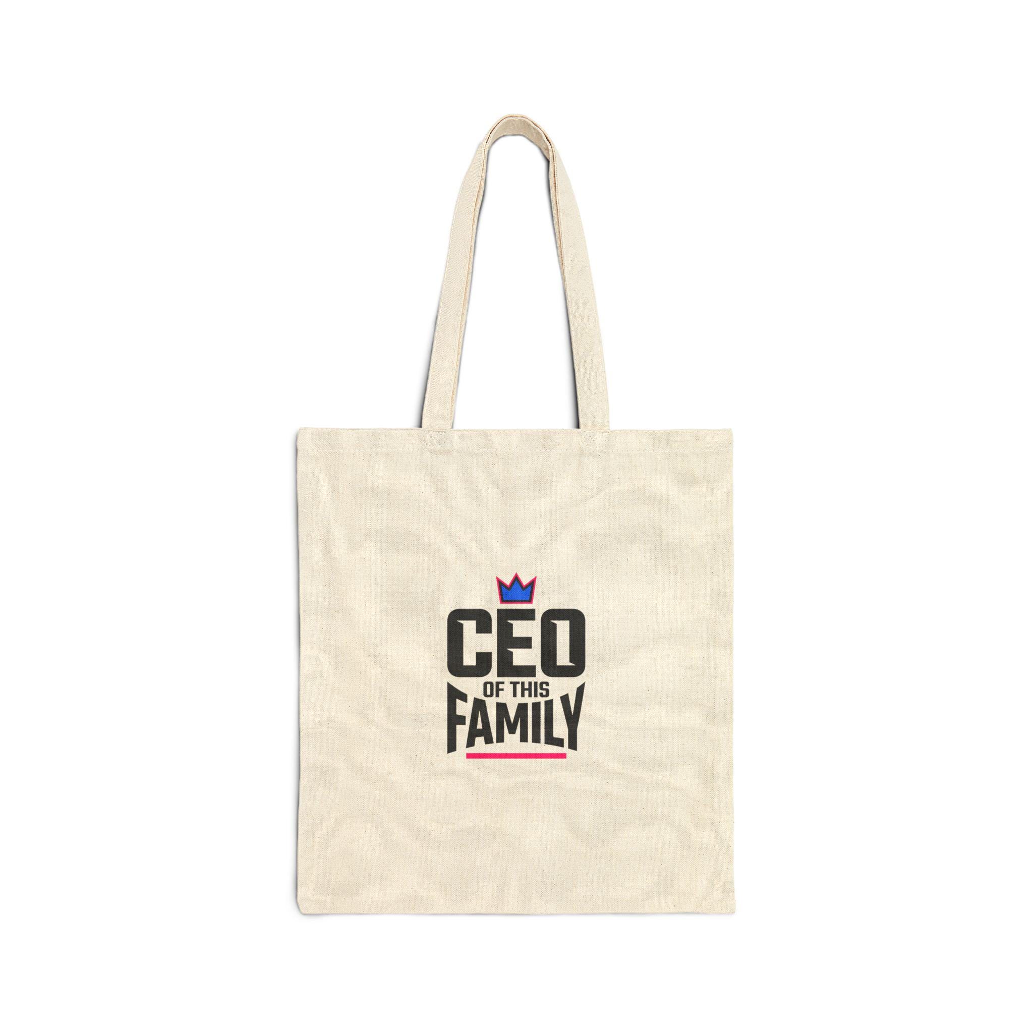 Who's the Boss tote bag | Cotton Canvas Tote